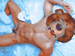 2015 gallery of Paintings by Donald Rizzo Gay Abstract Art Gay Male Art