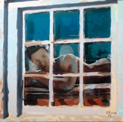 2013 gallery of Paintings by Donald Rizzo Gay Abstract Art Gay Male Art