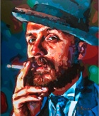 2011 gallery of Paintings by Donald Rizzo Gay Abstract Art Gay Male Art