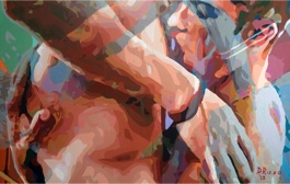 Paintingv completed in 2012 by Artist Donald Rizzo