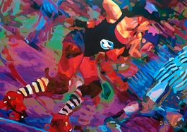 Painting completed in 2012 by Artist Donald Rizzo