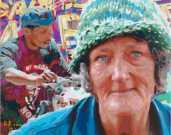 2014 gallery of Paintings by Donald Rizzo Gay Abstract Art Gay Male Art