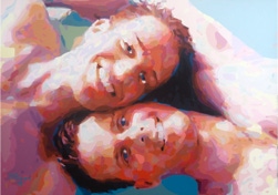 2013 gallery of Paintings by Donald Rizzo Gay Abstract Art Gay Male Art