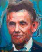 Barack Obama juxtaposed Abraham Lincoln